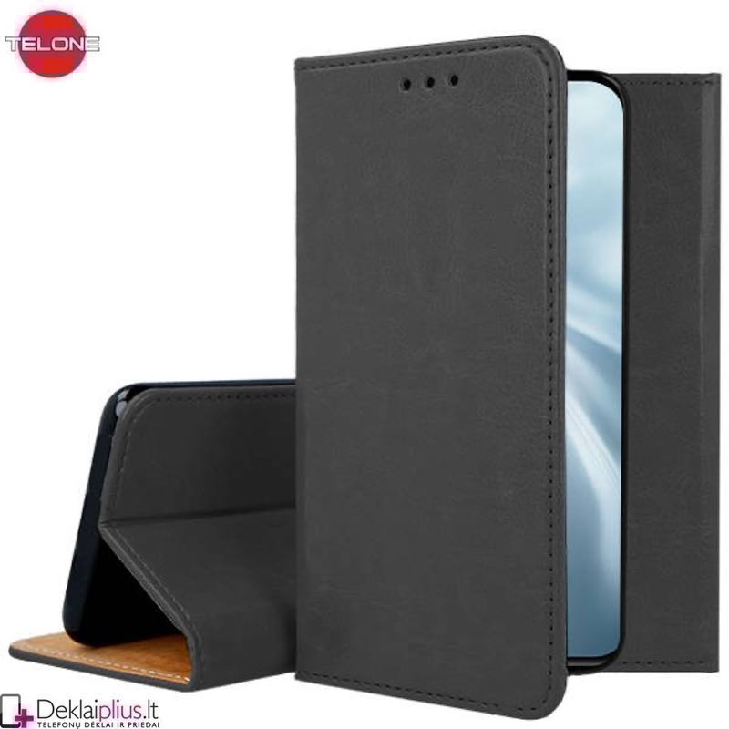 Telone grynos odos dėklas - juodas (Xiaomi Mi 11) Telone grynos odos dėklas - juodas (Xiaomi Mi 11)